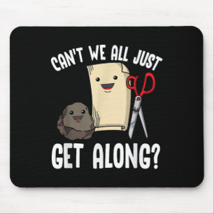Können wir nicht alle nur die Rock Paper Scissors  Mousepad