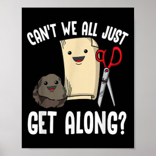 Können wir nicht alle nur die Rock Paper Scissors  Poster
