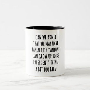 Können wir zugeben zweifarbige tasse