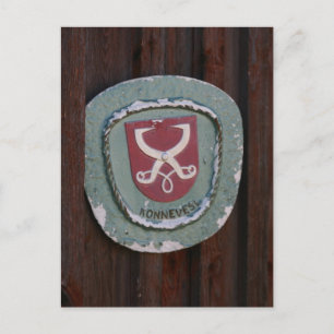 Konnevesi Door Plate Postkarte