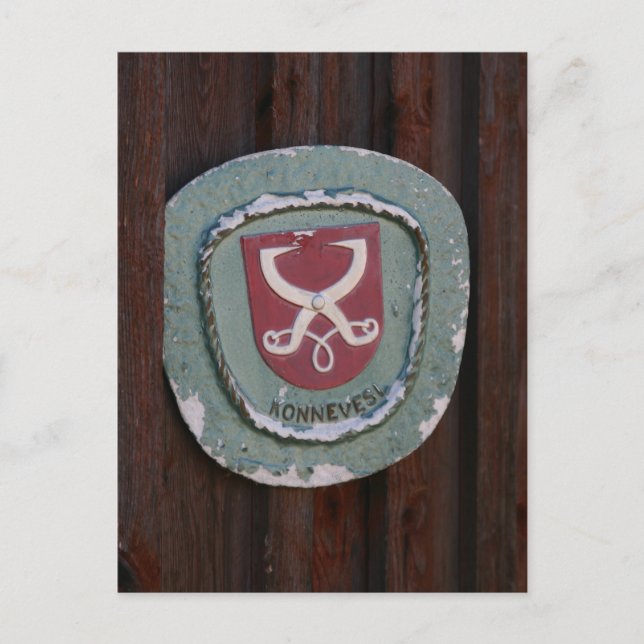 Konnevesi Door Plate Postkarte (Vorderseite)