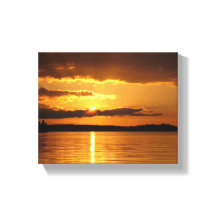 Konnevesi Sunset Premium Canvas Print