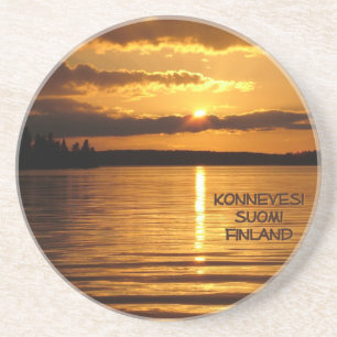 Konnevesi Sunset Untersetzer