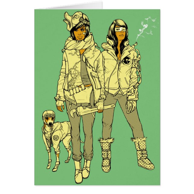 Konni, Spitze u. Druck Leroys Brown (Vorne)