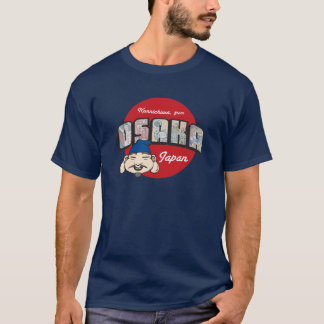 Konnichiwa, vom T-Shirt Männer Osakas Japan