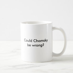 Könnte Chomsky falsch sein? Kaffeetasse