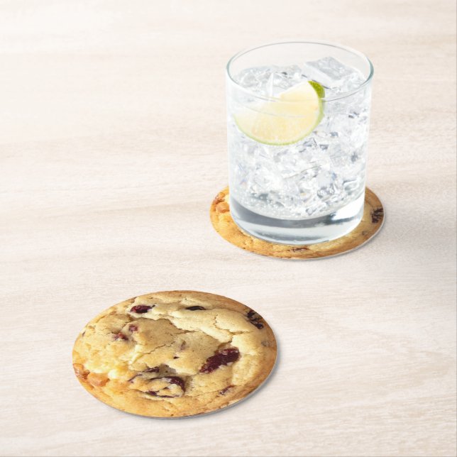KÖNNTE COOKIE SHORTBREAD RUNDER PAPPUNTERSETZER (Vor Ort)