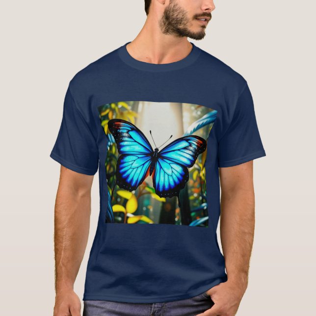 Könnte es ein blaues Morpho sein? T-Shirt (Vorderseite)