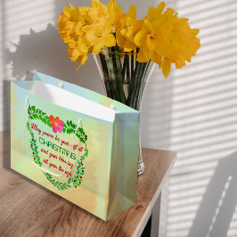 KÖNNTE FRIEDEN SEIN, DASS IHR GESCHENK BEI CHRISTM GROßE GESCHENKTÜTE