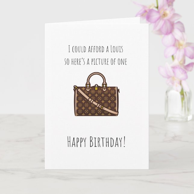 Könnte sich eine Louis leisten Karte (Orchidee)