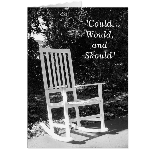 Könnte, würde und sollte (Vorne)