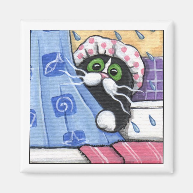 Könntest du die Seife reichen? - Cat Magnet (Vorne)