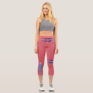 Könntest du mich lieben capri leggings