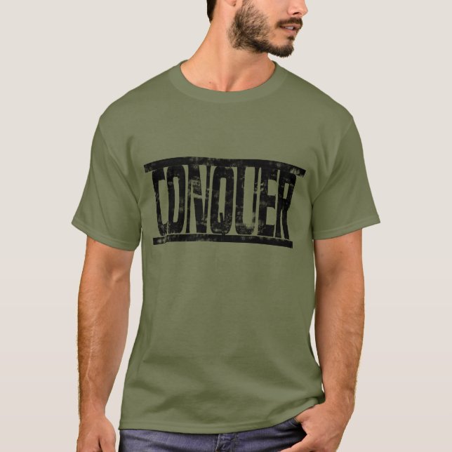 KONQUEREN SIE DAS GYM-WORKOUT T-Shirt (Vorderseite)