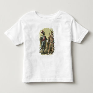 Konquistador mit einem Ureinwohner-Leiter (Farbe Kleinkind T-shirt