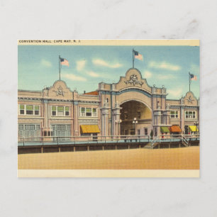 Konresshalle, Cape May, New Jersey Postkarte