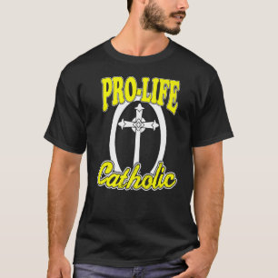 Konservative Anti Abortion Pro Life Christlich Cat T-Shirt