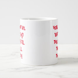 Konservative Anti-Leftist Mainstream Media Bias Jumbo-Tasse