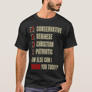 Konservative Beninese Christlich Patriotic T-Shirt