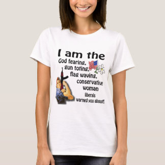 Konservative Frau T-Shirt