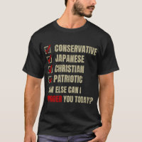 Konservative Japaner Christlich Patriotic