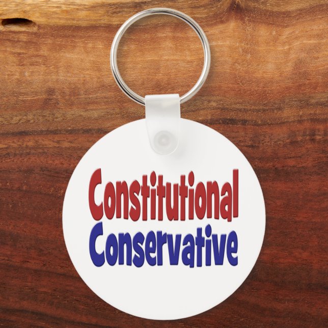 Konservative Konservative Schlüsselanhänger (Rückseite)