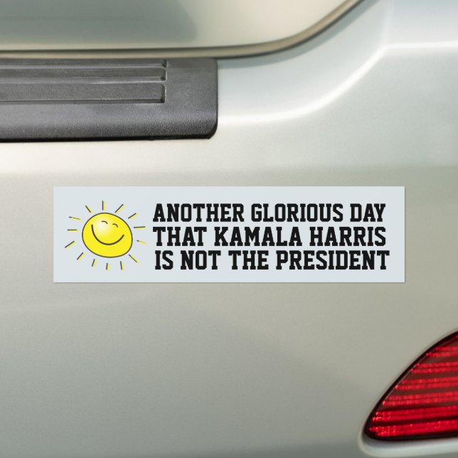 KONSERVATIVE MAGA FUNNY KAMALA HARRIS AUTOAUFKLEBER (Auf Auto)
