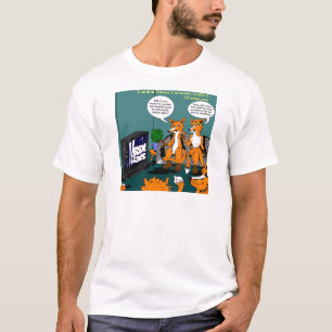 Konservative News Funny Cartoon T-Shirt