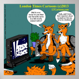 Konservative News Funny Poster