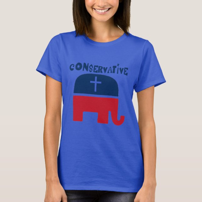 Konservative Republikaner T-Shirt (Vorderseite)