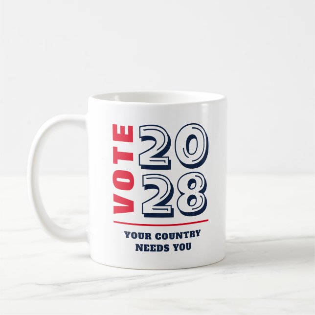 Konservative republikanische Wähler Kaffeetasse (Links)