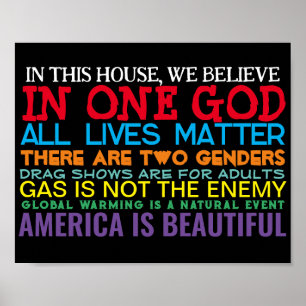 KONSERVATIVE WERTE - POSTER