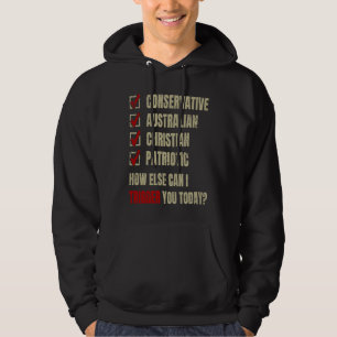 Konservativer australischer christlicher Patriotis Hoodie