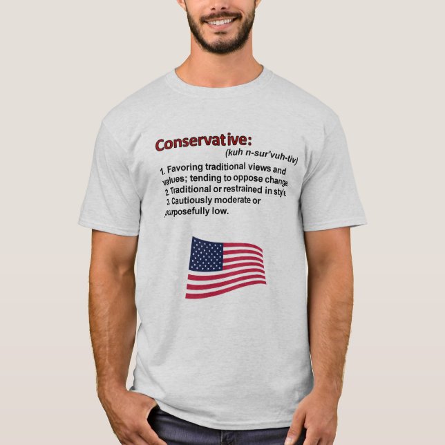 Konservativer Definitions-T - Shirt (Vorderseite)