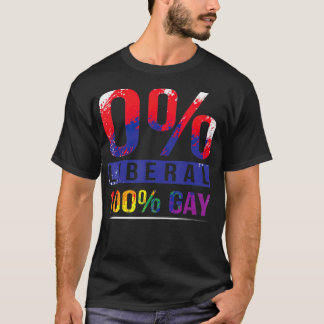 Konservativer Gay Pride Rainbow Flag LGBT T T-Shirt