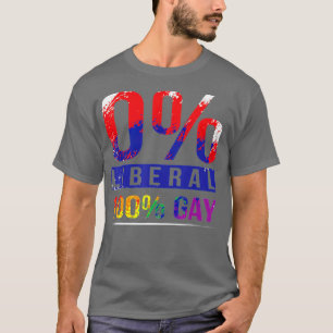 Konservativer Gay Pride Regenbogenflagge LGB T-Shirt