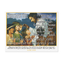 Konservativer Jesus, der den Armen hilft