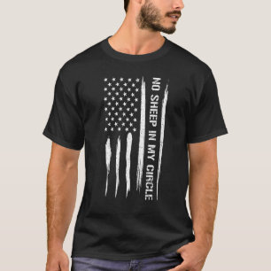 Konservativer Keine Schafe In Meinem Kreis - Ameri T-Shirt