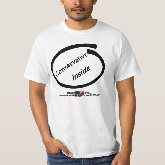 KONSERVATIVER NACH INNEN T-Shirt (Vorderseite)