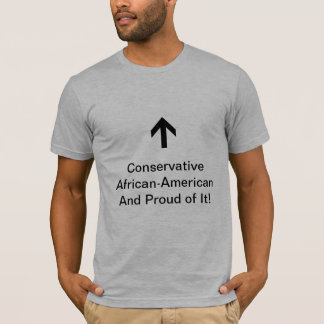 Konservatives afro-amerikanisches und stolz auf T-Shirt