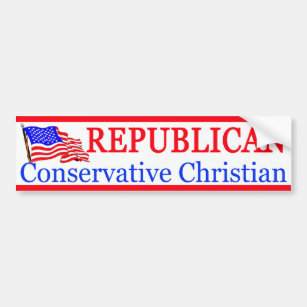 Konservatives christliches autoaufkleber