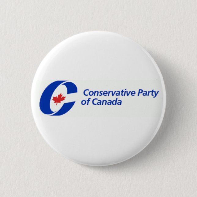 Konservatives Party des kanadischen Logos Button (Vorderseite)