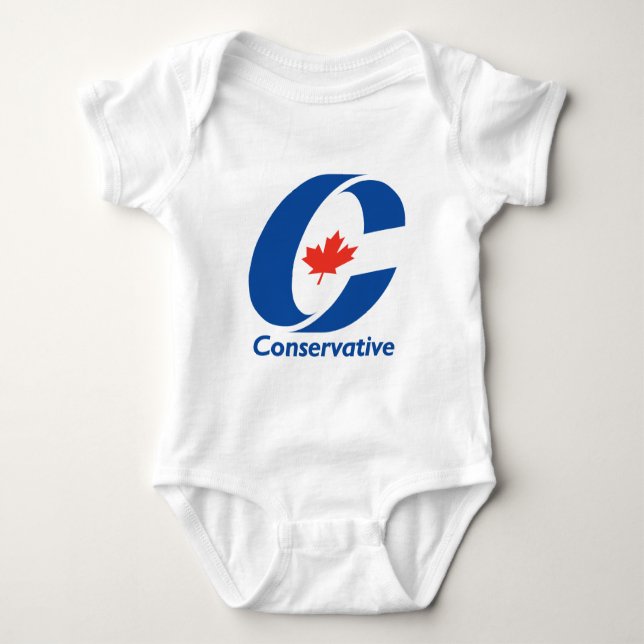 Konservatives Party von Kanada Baby Strampler (Vorderseite)