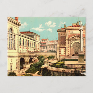 Konservatorium und Bibliothek, Marseille, Frankrei Postkarte