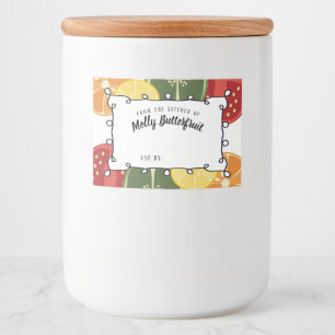 Konservenetiketten für universelles Obst und Gemüs Lebensmitteletikett