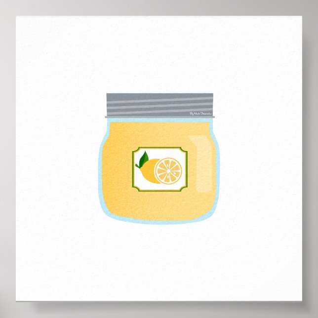 Konservenfutter - Lemon Curd Poster (Vorne)