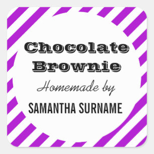 Konservenkonserven Quadratischer Aufkleber