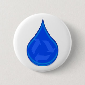 Konservieren Sie und retten Sie Wasser Button