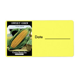 Konservierung/Einfrieren von Etiketten für Mais