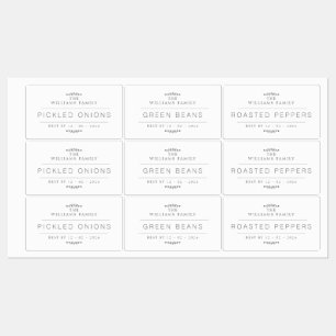 Konservierung Etiketten